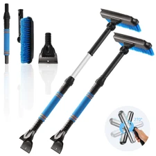 With Ice Winter Scraper Long Handle Kit Car Truck Tool Windscreen Snow Brush NEW