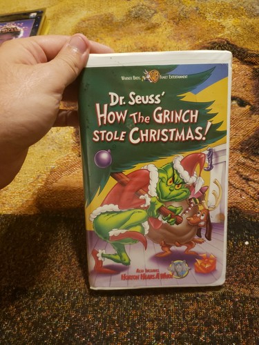 How the Grinch Stole Christmas (VHS, 1999, ClamShell) Animated Dr Seuse