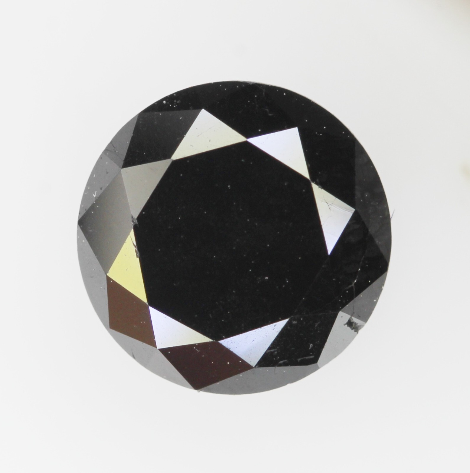 1.20 Carat Fancy Black Color Diamond Natural Round Cut Loose Diamond ...