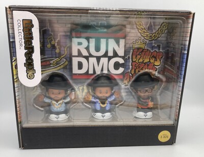 Fisher-Price Little People Special Edition Figure RUN DMC 3 Figures Rap Hip Hop