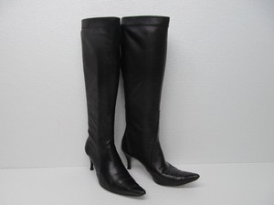 cole haan black knee high boots