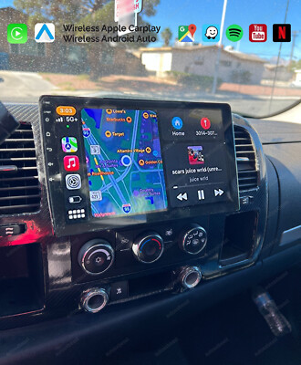 10.1'' For Chevy Silverado 2008-2013 Android 13 Car Radio Stereo Carplay GPS Navi