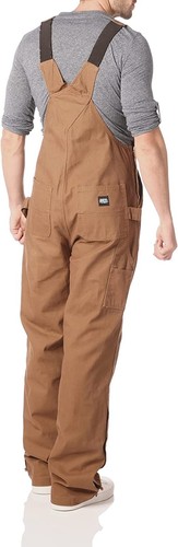 NWoT Key Men's Unlined Duck Bib Overall Saddle Brown Size 44x30 $150 II165 - Picture 3 of 3