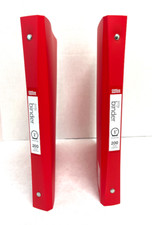 2-Pack Office Depot Heavy-Duty 3-Ring Binder, 1" Round Rings, Red