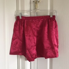 VTG Victoria s Secret Gold Label Vintage Satin High Waist Shorts Women s Large L