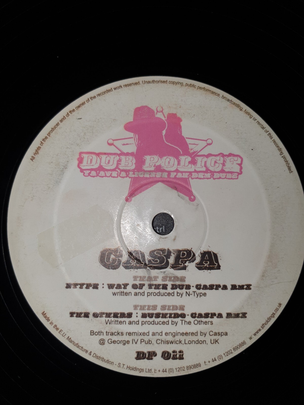N-TYPE - Way Of The Dub (Caspa Rmx)  12" vinyl DUBSTEP UKG GRIME UK GARAGE 2007