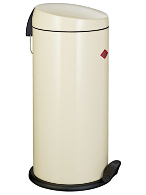 WESCO Abfalleimer CAPBOY Maxi in MANDEL mit Abfallvolumen 22 Liter / Treteimer