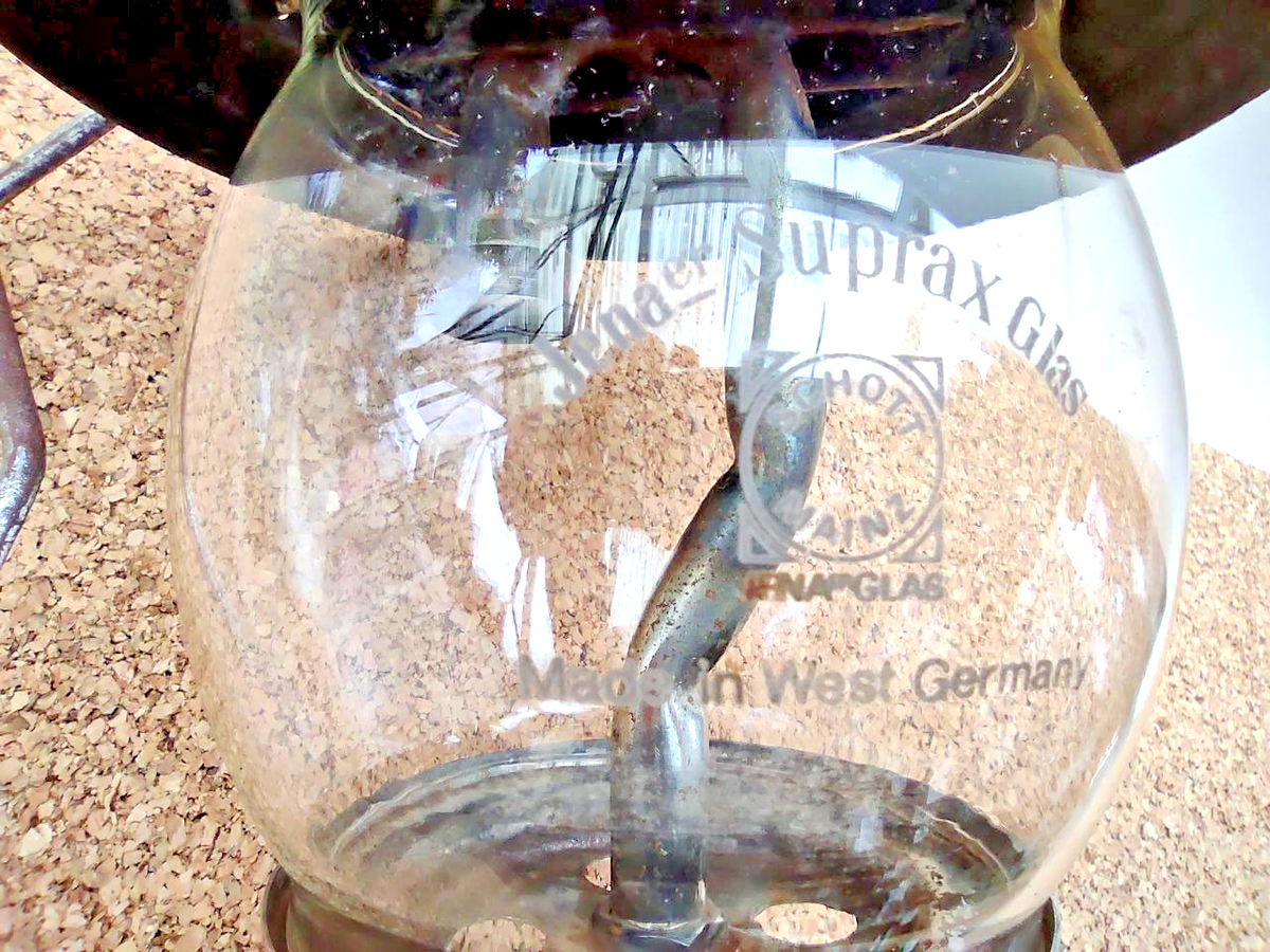 JENAer Suprax Glass West Germany Lanterna a propano anni '50 / '60