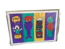 1995 Monster Children’s Bookmarks Freedman Current NOS Vintage