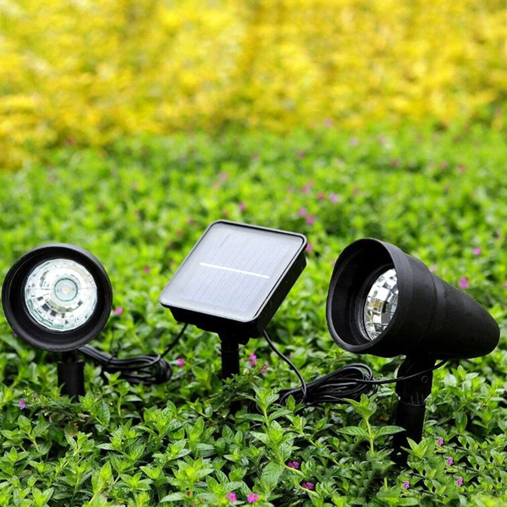 LED Solar Landscape Lighting Easy Installation Ground Plug Light for Home Garden