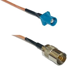 RG316 Fakra Z Male to DVB TV Pal Female RF Cable Rapid-SHIP LOT
