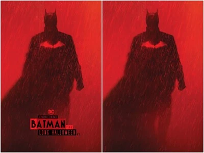 BATMAN THE LONG HALLOWEEN #1 “THE BATMAN” MOVIE POSTER VARIANT SET NM HBO MAX🦇