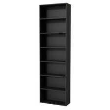 7 Tier Bookcase with Shelving Unit for Storage Bookshelf Living Room Office