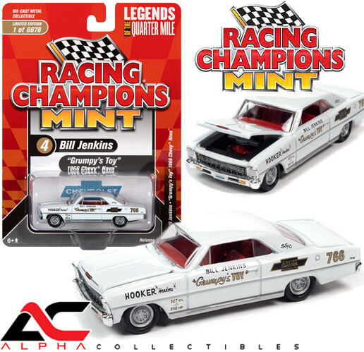 RACING CHAMPION 1:64 RCSP019 1966 CHEVROLET NOVA BILL JENKINS