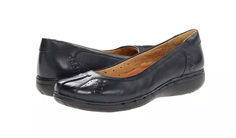 New Clarks Women&#039;s Artisan Unstructured Rosily Flat Shoes Navy Size 6M eBay