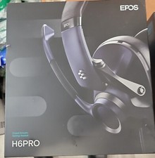 EPOS Audio H6PRO CLOSED ACOUSTIC Gaming Headset Black OPEN BOX