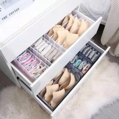 Underwear Storage Organizer For Bra Socks Separated Washable Storage Box 2021 