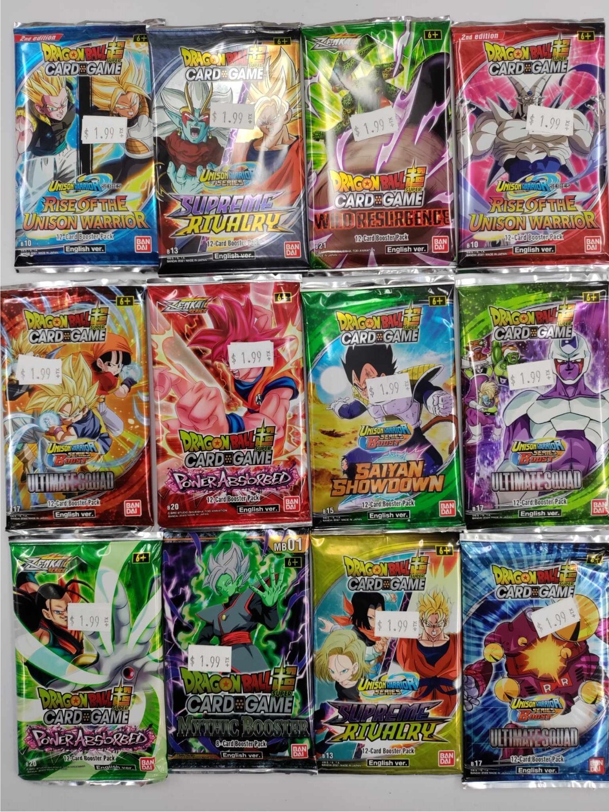 Martial Arts Tournament Booster Dragon Ball Z World Pack  Collectible Card  Game Pack World Martial Arts Tournament Booster Pack