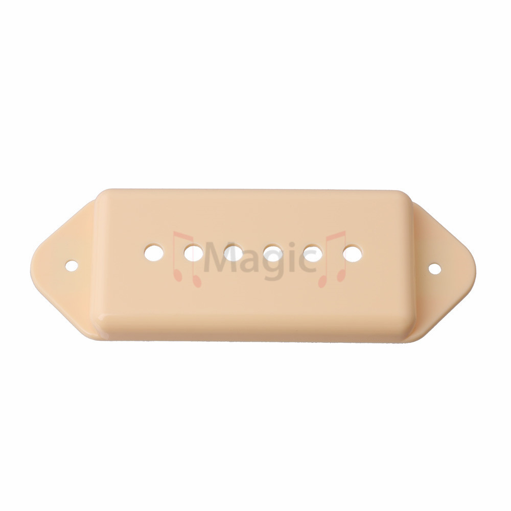 Cover Per Pickup P-90 Dogear Cromata - Misure 50mm E 52mm, Per Chitarra Elettrica