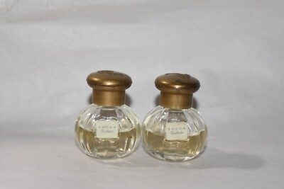 2X Tocca GIULIETTA eau de parfum miniature splash dabber .17 oz each Imperfect