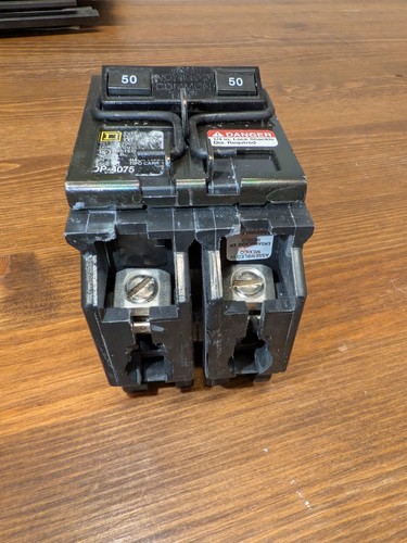 Interruttore Quadrato D 50 Amp 2 Poli Homeline Standard Trip Residenziale Nero - Foto 7 di 8