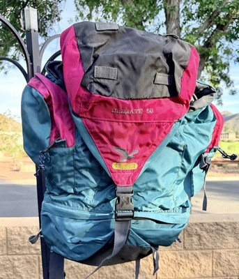 Vintage Salewa Climate 50 Hiking Backpack Internal Frame Camping Trekking Pack