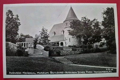 Henderson, KY  Audubon Memorial Museum Building  - Photo Postcard RPPC
