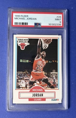 1990 Fleer Michael Jordan Chicago Bulls #26 PSA 9 MINT