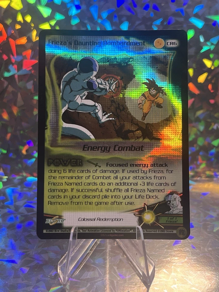 Dragonball Z DBZ CCG Promo CR6 Frieza’s Daunting Bombardment Colossal Redemption - Image 2 of 4