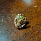 Vintage 12K Black Hills Grape Leaves With Horse Shoe Tie Tack/Lapel Pin — photo 1