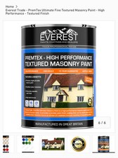 EVEREST TRADE - PREMTEX ULTIMATE FINE TEXTURED MASONRY PAINT - HIGH PERFORMANCE