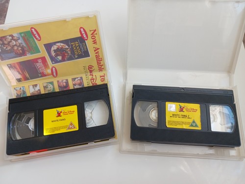 White Fang 1 & 2 VHS Walt Disney Big Box + Retail UK Rare Family Adventure Lot - Picture 7 of 9