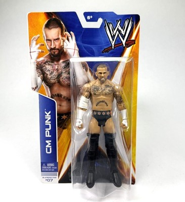 CM Punk WWE Mattel Basic Signature Series Action Figure New Wrestling Black