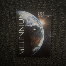 Royal Mint 2000 Millenium Brilliant Uncirculated &pound;5 Coin - Unsealed