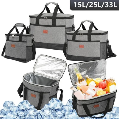 Kühltasche Campingtasche Kühlbox Picknicktasche Isoliertasche Groß 15/25/33L - Bild 1 von 4