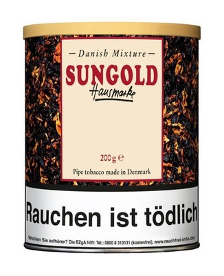 Danish Mixture Sungold Hausmarke Pfeifentabak Dose á 200 gr. zu 29,80