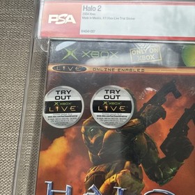 Halo 2 Xbox Factory Sealed WOW! - Graded PSA 9.6 B+