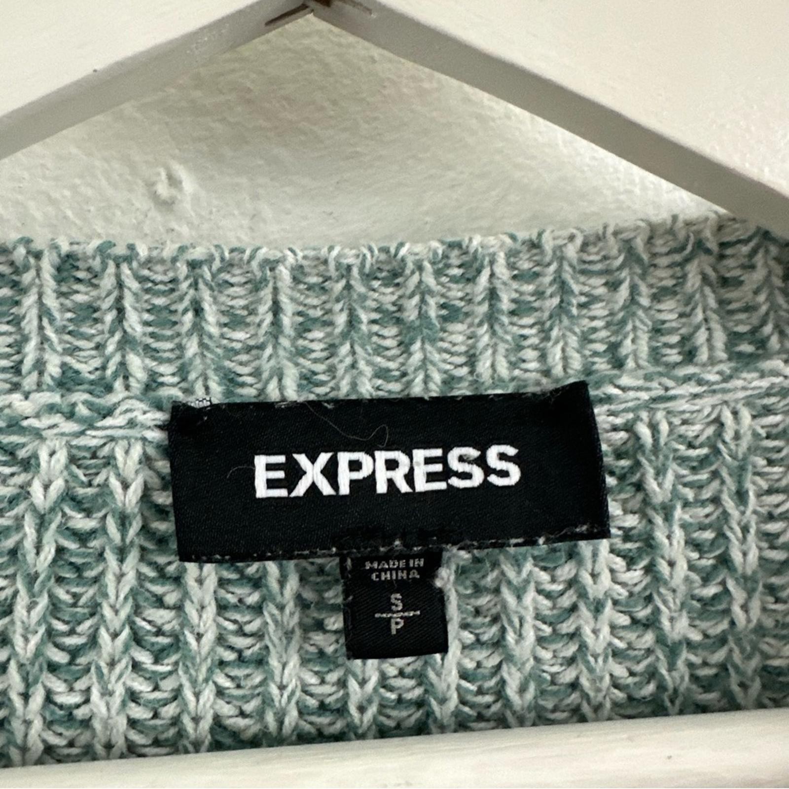 Express Multi-Color Crew Neck Pullover Sweater Wo… - image 3