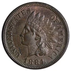 1884 Indian Head Cent UNC BU W/ A Hint of Red *WECiCi*