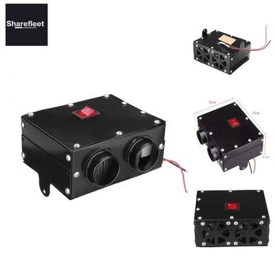 C-FUNN 12V 24V 300W Auto LKW Heizung Wärmer Doppel-Loch-Heizung Lüfter Fenste...