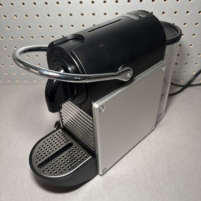 DeLonghi Nespresso Pixie EN125S Espresso Machine Black Silver 19 Bar Tested