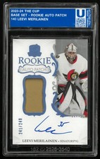 2023-24 Upper Deck The Cup Leevi Merilainen RC Rookie Patch Auto /249