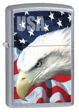 Genuine Zippo Windproof Lighter Chrome All Metal Lifetime Guarantee Made in USA