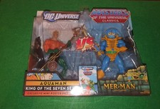 DC Universe Vs MOTU Classics Aquaman Vs MerMan  Mattel 2010 NEW