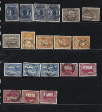 TASMANIA PICTORIAL POSTMARKS HIGH VALUES 2½d, 3d, 4d, 5d & 6d SMALL TOWNS