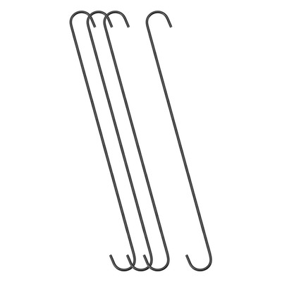 Uxcell S Hanging Hooks 20Inch/500Mm Extra Long Steel Hanger Indoor Outdoor Uses