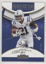 2018 Panini Contenders Rookie of the Year Gold 33/49 Nyheim Hines #RYA-NH 4t6