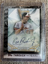 2021 TOPPS CAL RIPKEN JR SP THROUGH THE YEARS /299 BLACK BOARDER DIAMOND