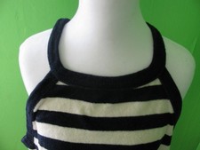 GAP XL TALL Navy & Cream Dress Striped Terry Tank Classic Preppy Beach Coverup