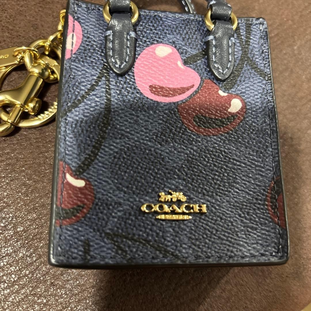 COACH Cherry Pattern Mini Keychain Type - image 2